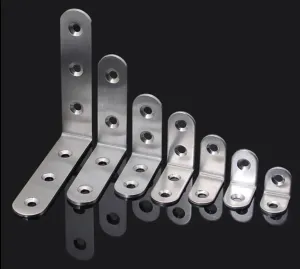 10 Stainless Steel Corner Brackets for Furniture Support