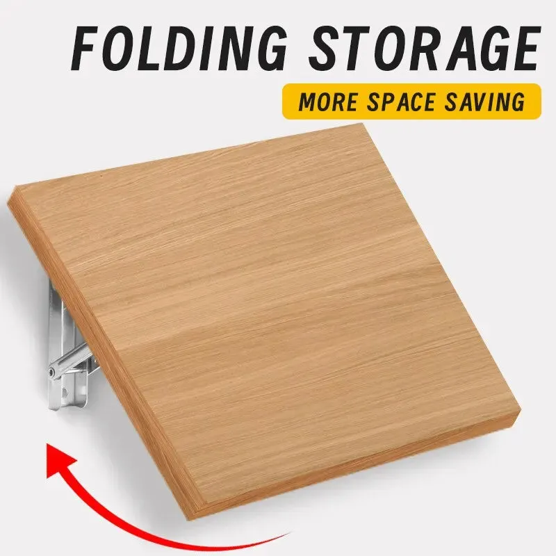 2 Piece 8 Heavy Duty Folding Shelf Brackets