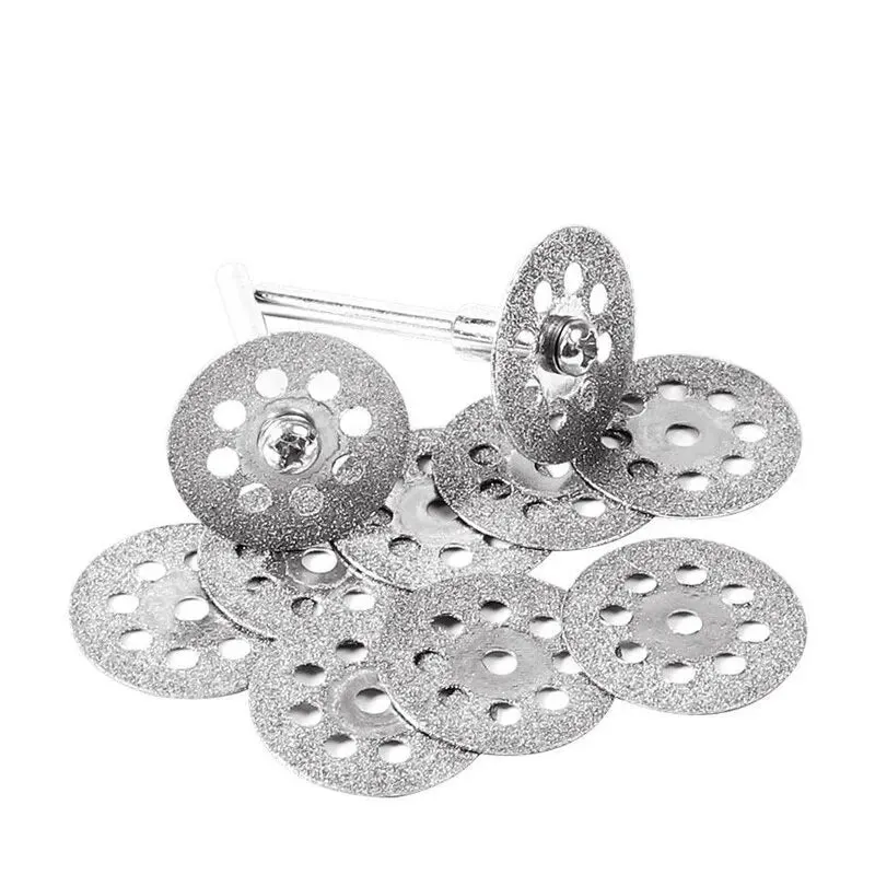 20 25mm Electroplated Diamond Cutting Blade Durable High Hardness Electric Grinding Saw Blade Combo