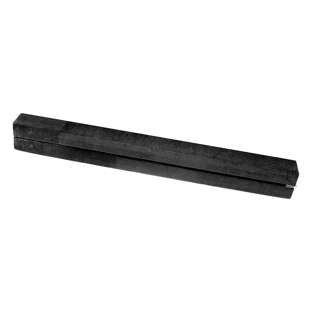 2.2m Gymnastics Folding Balance Beam Black Synthetic Suede