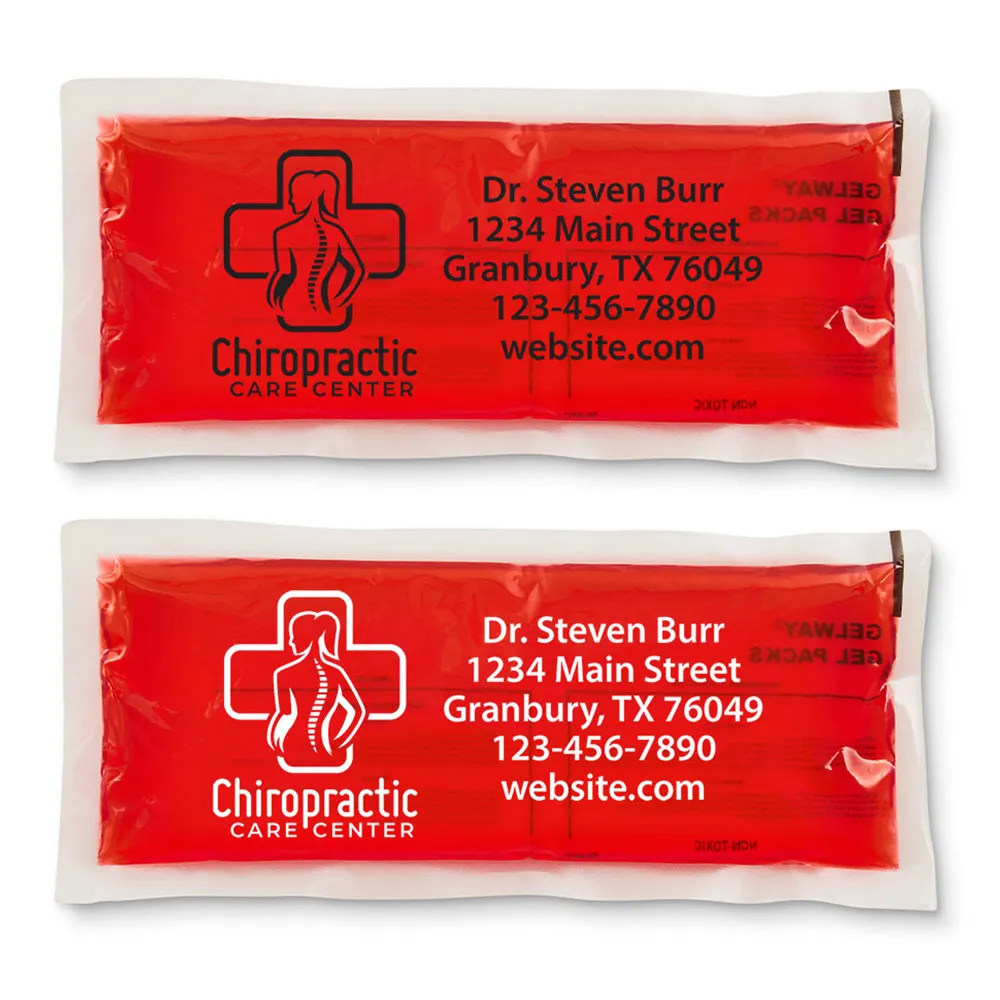 4" x 9" PERSONALIZED Reusable Hot/Cold Gel Pack