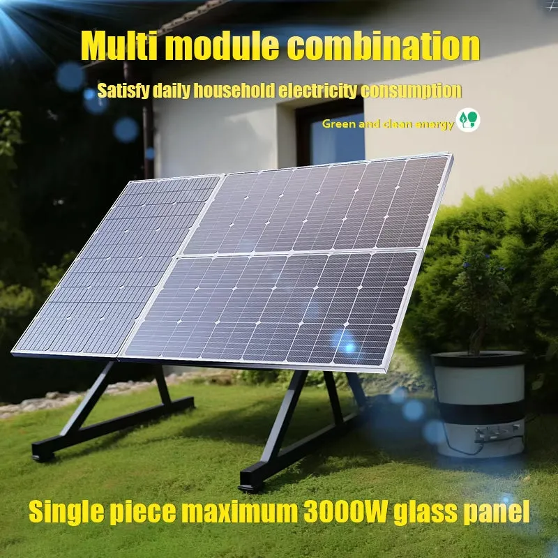 6000W Solar Panel 18V High Efficiency 3KW Portable Power Bank Flexible Charging Outdoor Solar Cells for Battery Home RV Camping