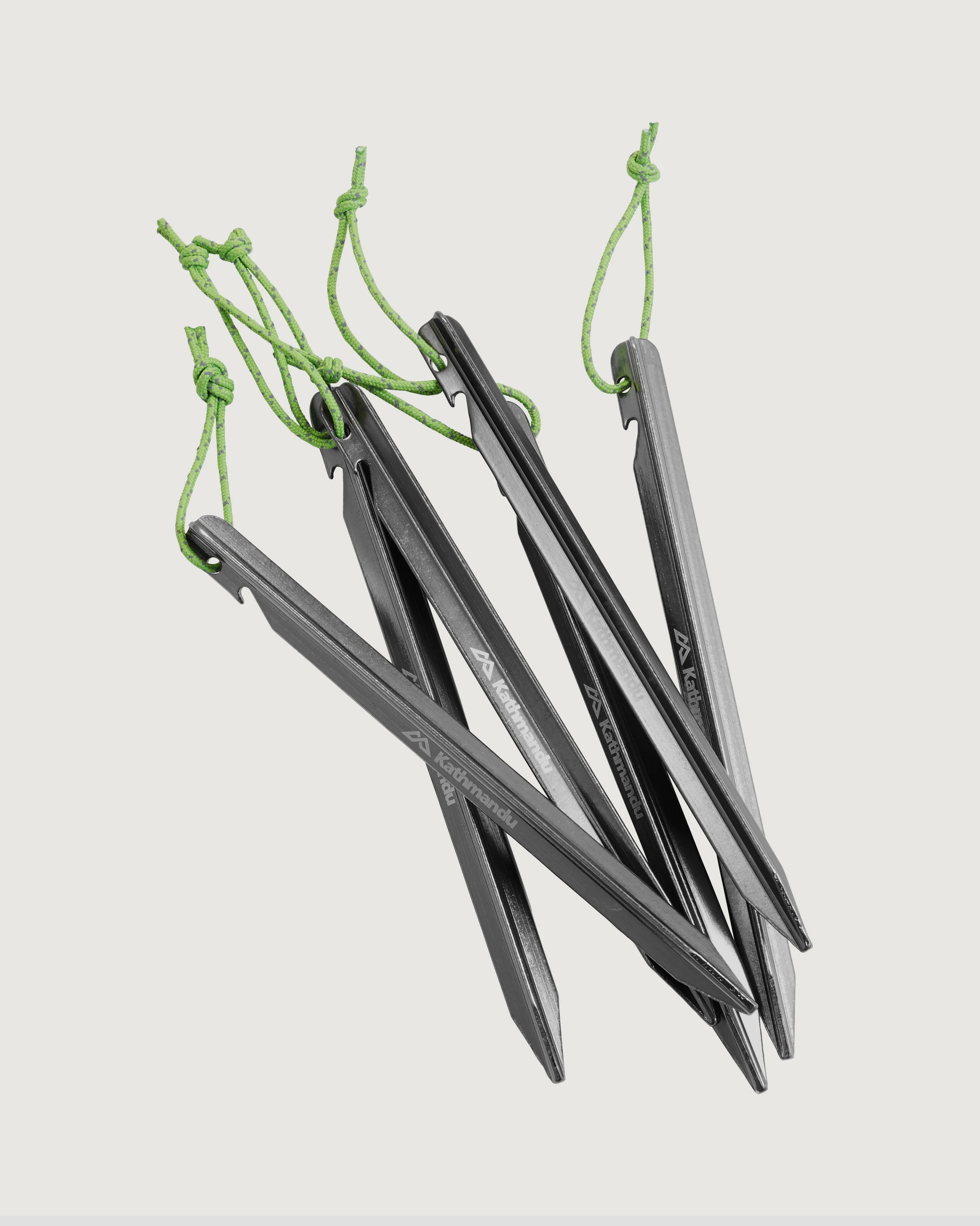 Aluminium Y Stake Tent Pegs 6PC - Silver