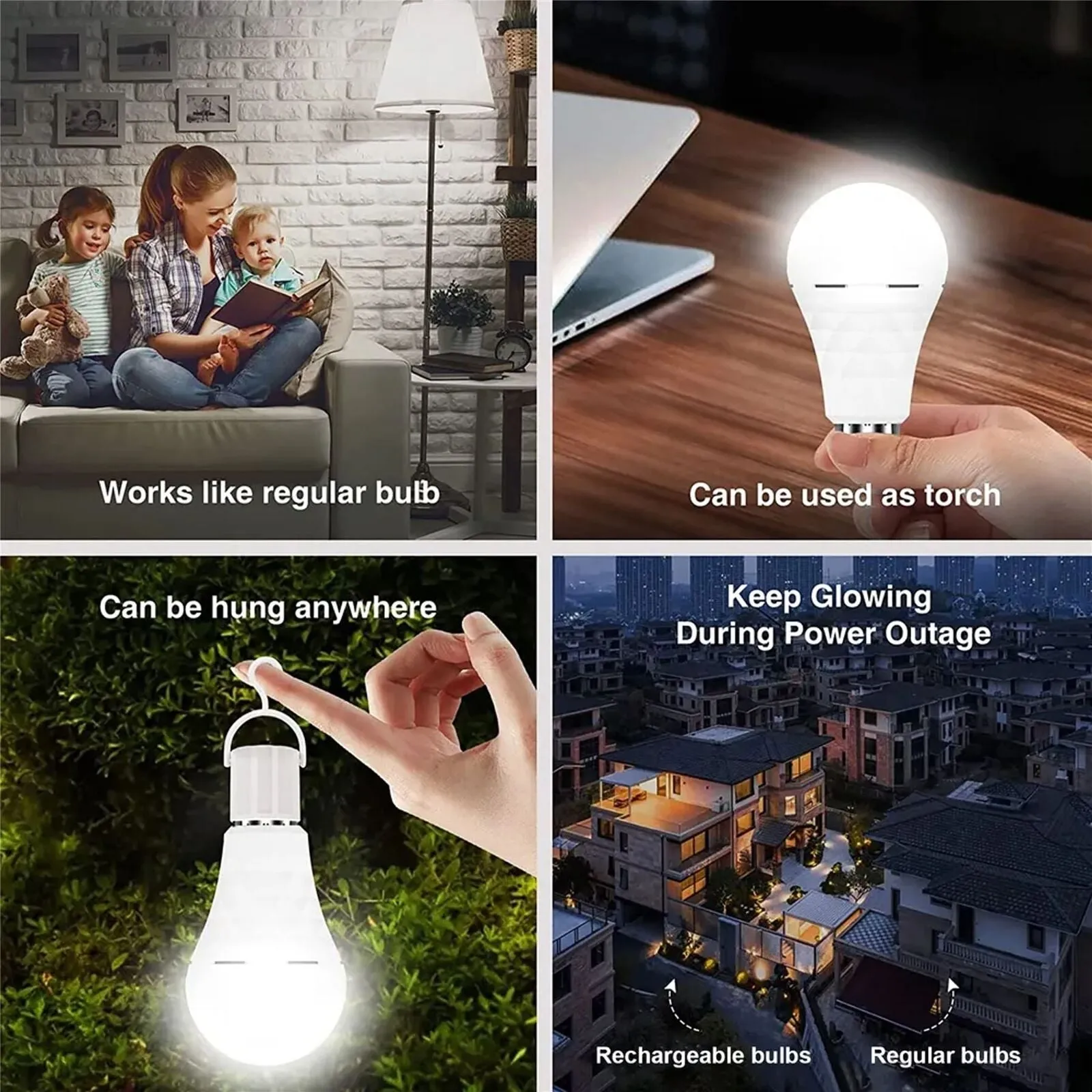 Avron 12w Bayonet B22 Rechargeable Light Bulb