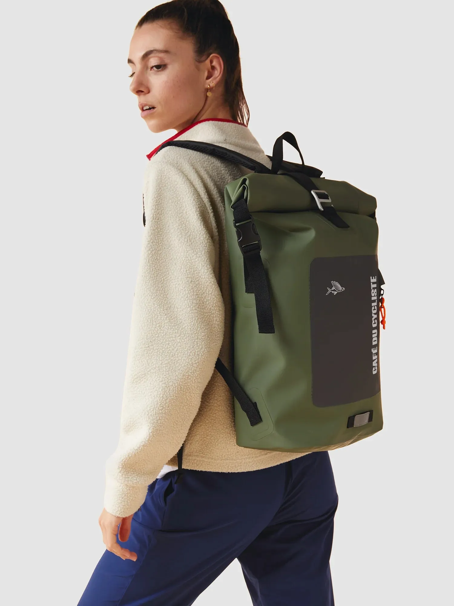 Caf du Cycliste Backpack 25/30L Khaki