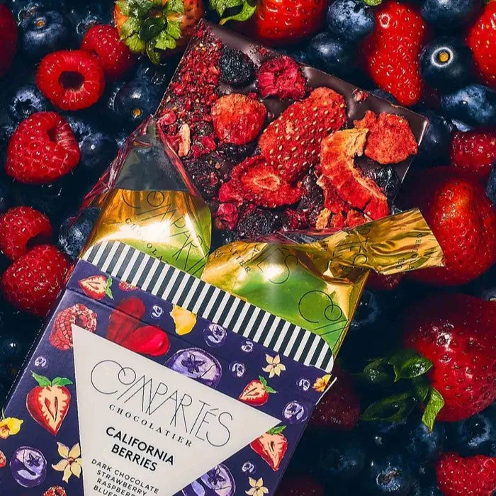 California Berries Dark Chocolate Bar