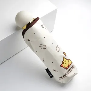 Cute Cat Mini Umbrella - UV Protection & Windproof Parasol