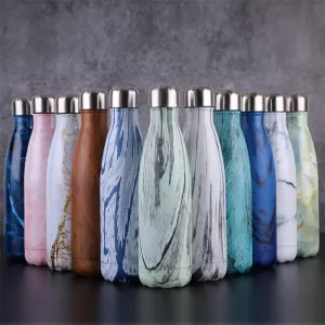 Double Wall Vacuum 18/8 Stainless Steel Water Bottle