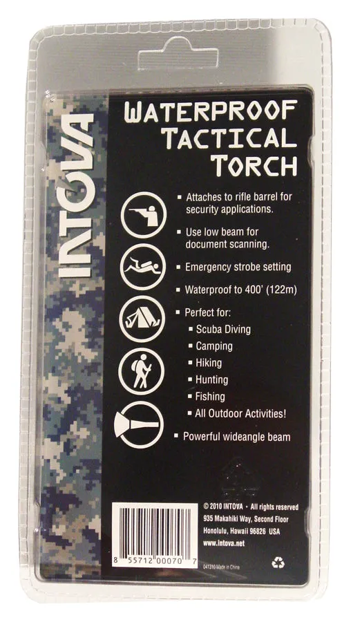 Intova Waterproof Flashlight Tactical Torch 400' Lamp Spotlight Lumen Light New