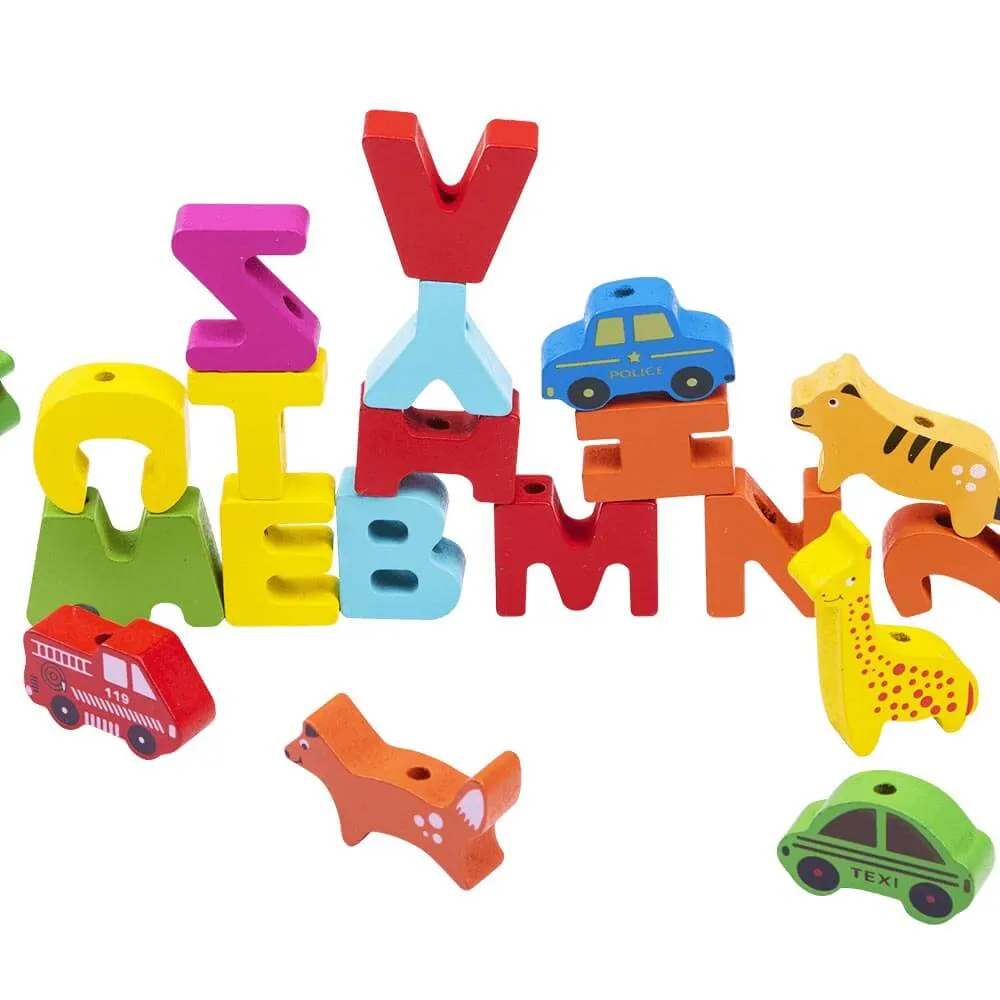 Lacing Set - Alphabet Game for Kids