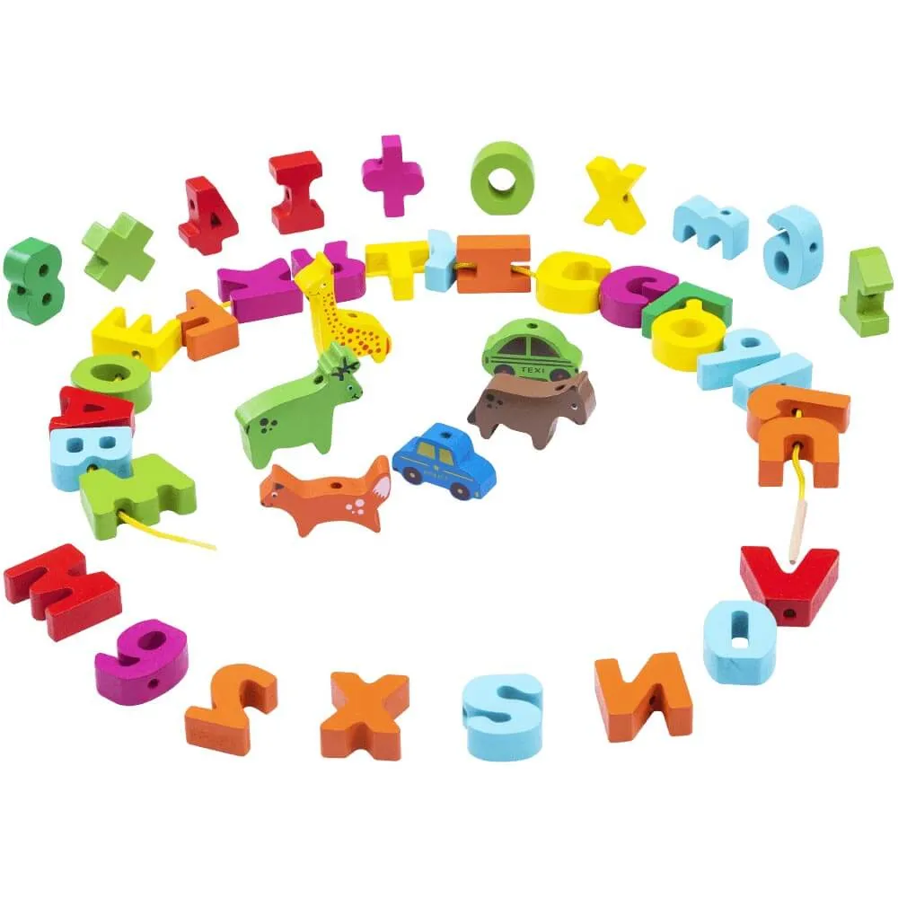 Lacing Set - Alphabet Game for Kids