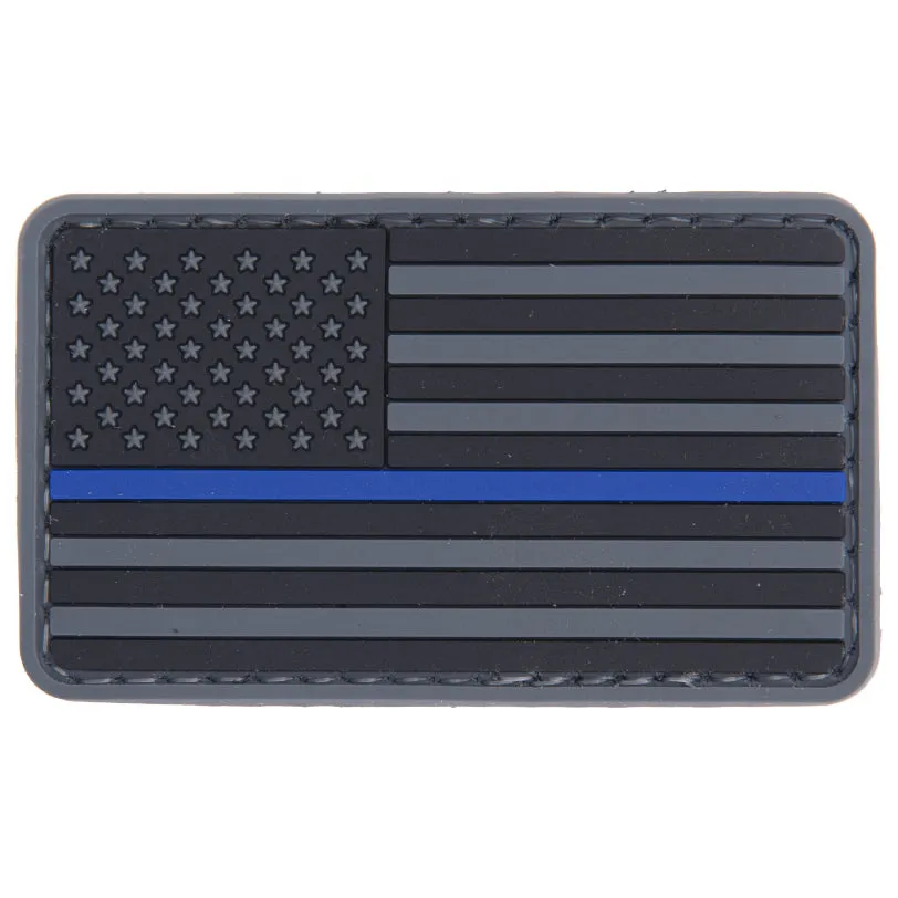 Lancer Tactical US Flag Hook & Loop Airsoft PVC Morale Patch