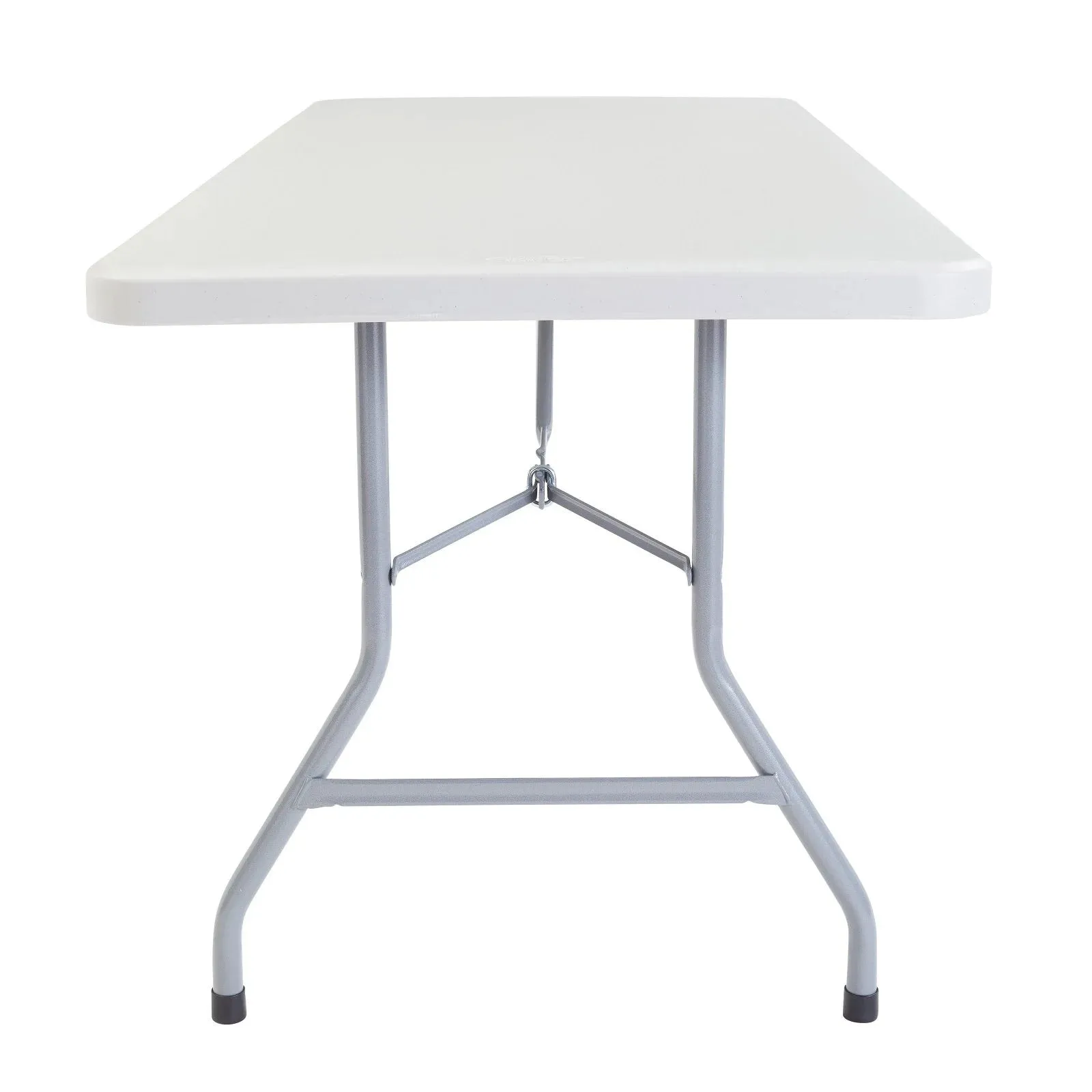 National Public Seating 30" x 60" Rectangular Folding Table, Speckled Grey, 1000 lb capacity