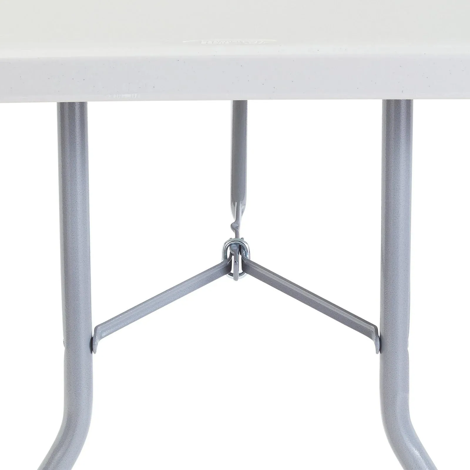 National Public Seating 30" x 60" Rectangular Folding Table, Speckled Grey, 1000 lb capacity