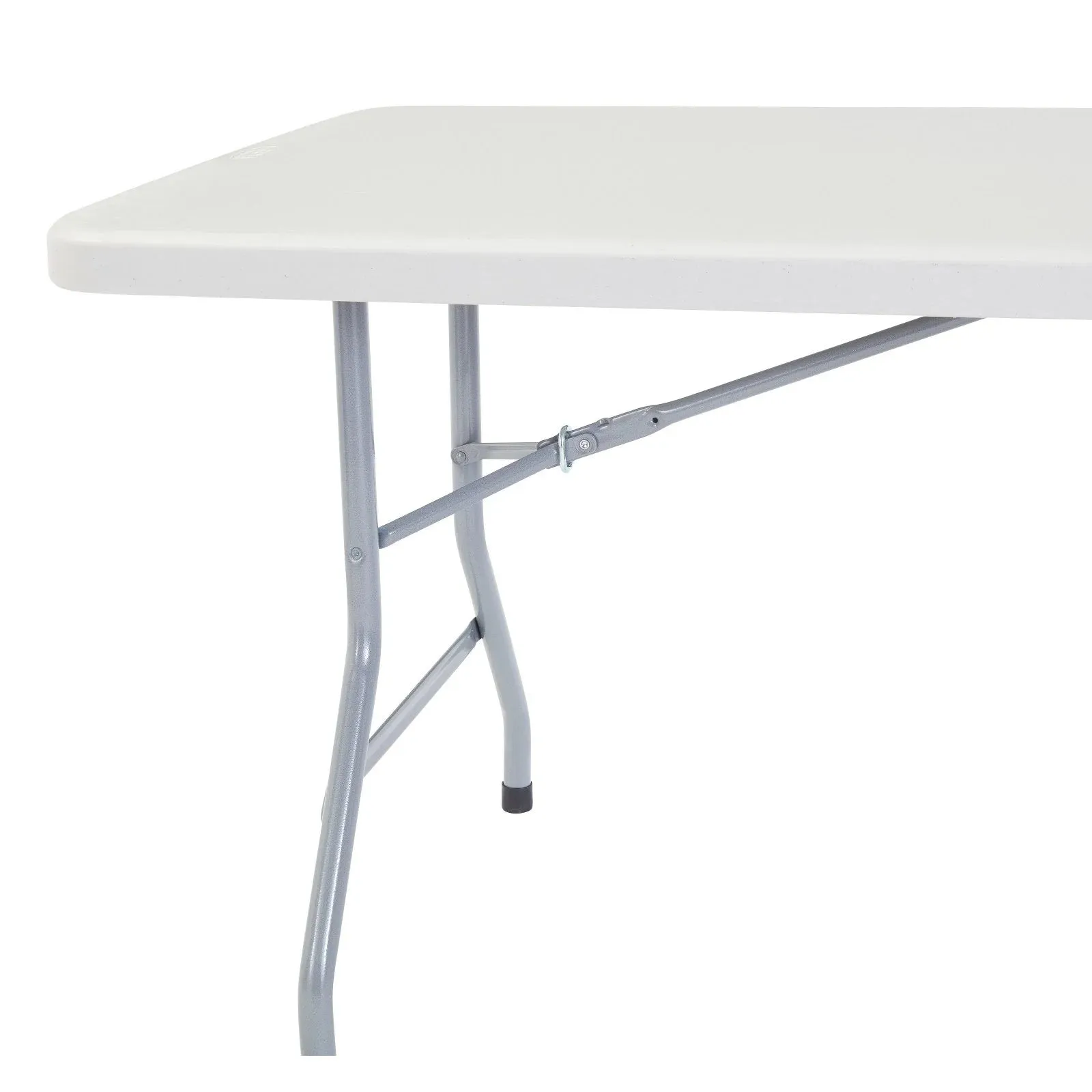 National Public Seating 30" x 60" Rectangular Folding Table, Speckled Grey, 1000 lb capacity