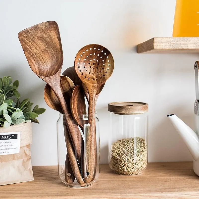 Natural Wood Cooking Spoons