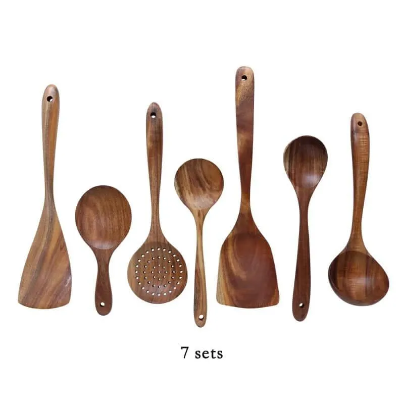 Natural Wood Cooking Spoons