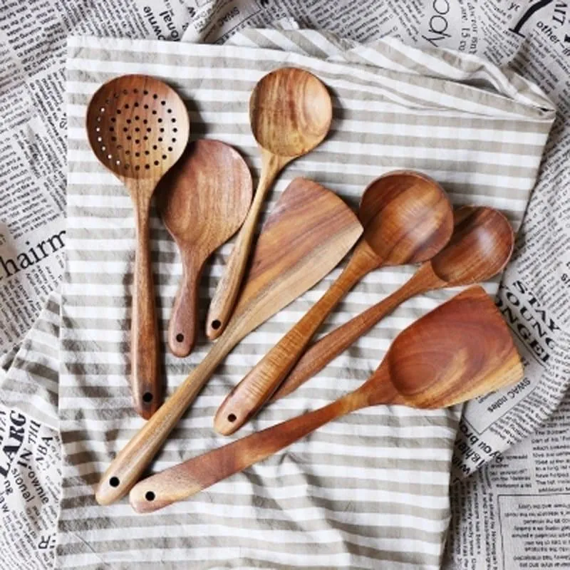 Natural Wood Cooking Spoons