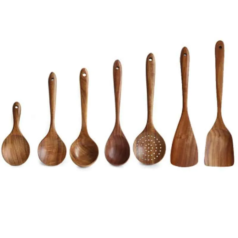 Natural Wood Cooking Spoons
