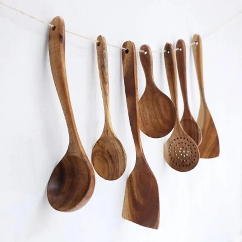 Natural Wood Cooking Spoons