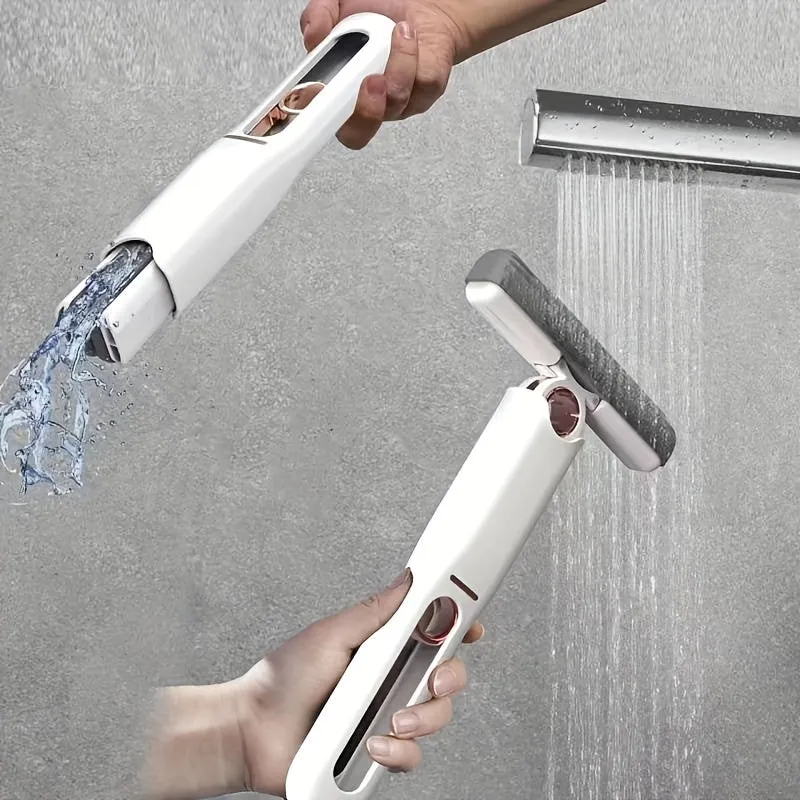 New Portable Self-Squeeze Mini Mop, Lazy Hand Wash-Free Strong Absorbent Mop