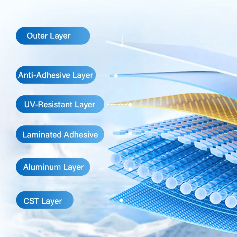 One-way Privacy Thermal Insulation Film for Glass