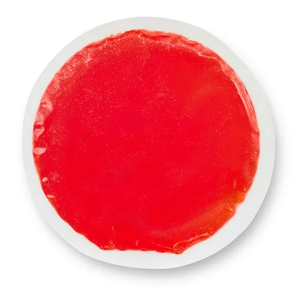 PERSONALIZED Reusable Cloth-Backed Hot/Cold Gel Pack, 6" Round - Red