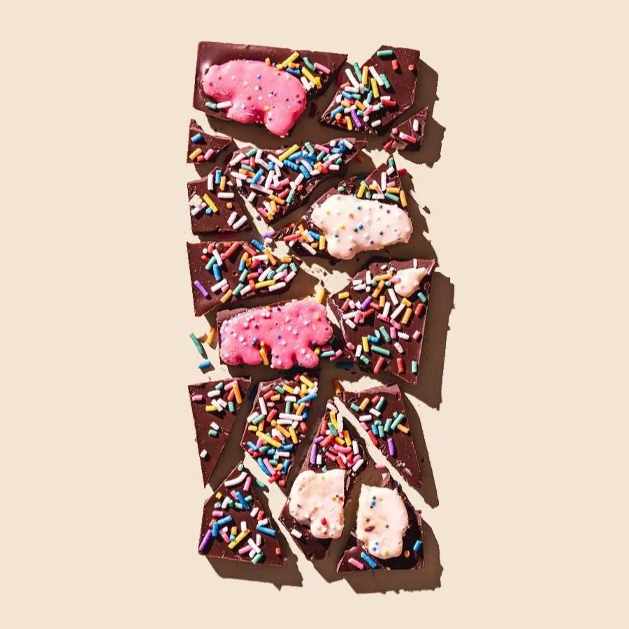 Pink Elephants Dark Chocolate Bar