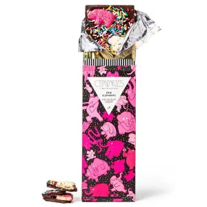 Pink Elephants Dark Chocolate Bar