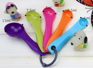 Plastic Measuring Spoons for Cooking, 5PCS/Set
