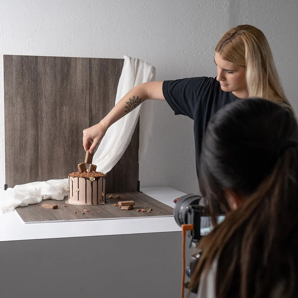 ProBoards Flat Lay Photography Rigid Wooden Backdrop - Bowral (60cm x 60cm)