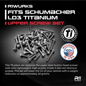 R1WURKS Fits LD3 Titanium upper Screw Set