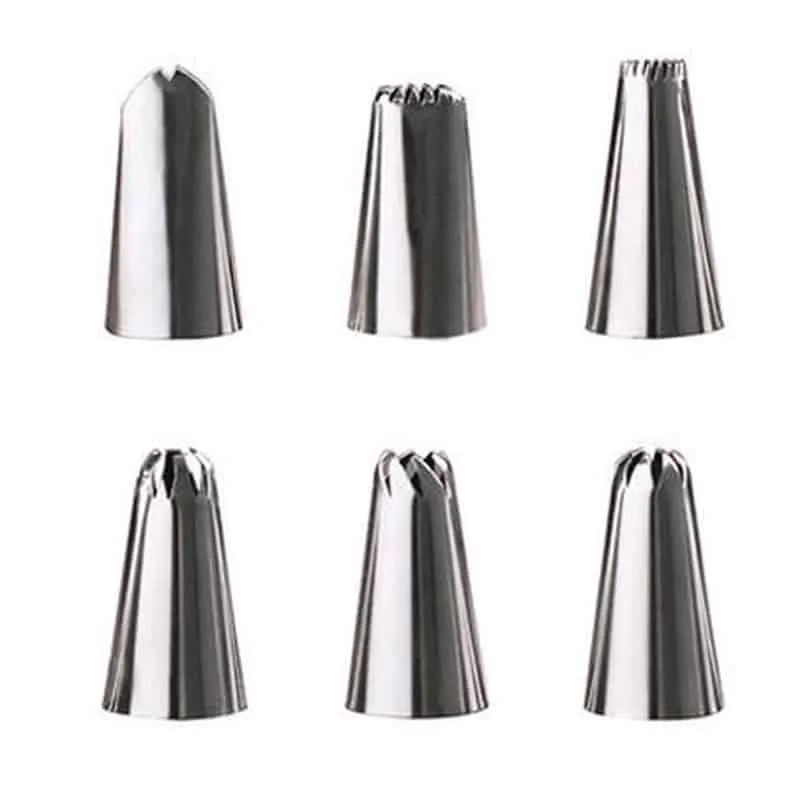 Silicone and Stainless Steel Icing Cream Pastry Bag