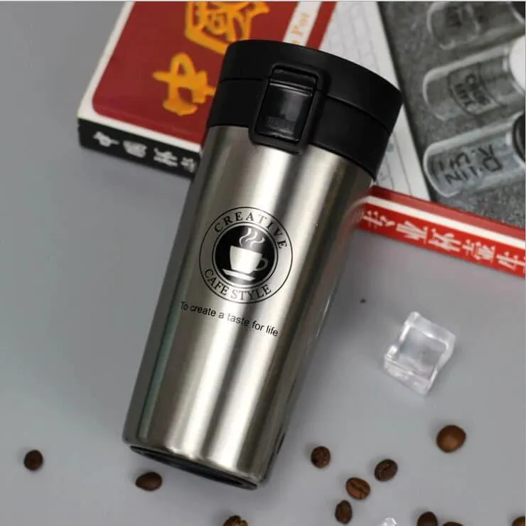 Stainless Steel Travel Vacuum Coffee Cup