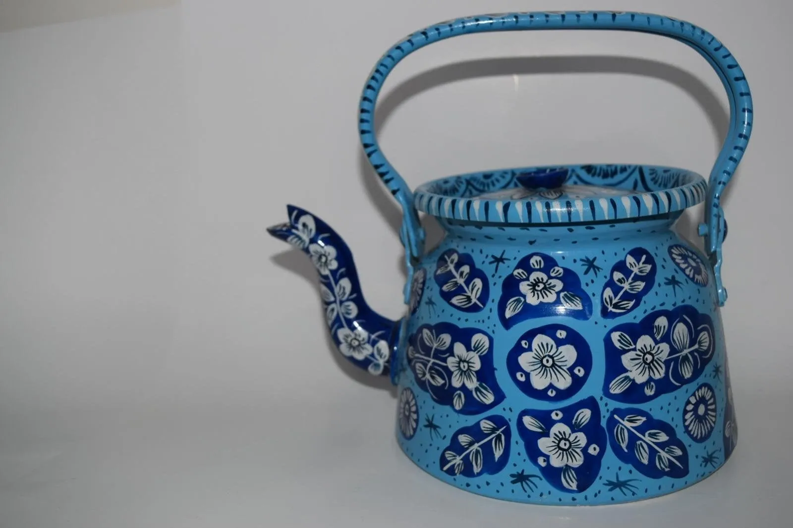 Truck Art Teapot | Hand Painted Large Teapot |  Artisan-Made | Unique Home Decor | Vibrant Colours | Outdoor Decor | Patio Decor | Kettle