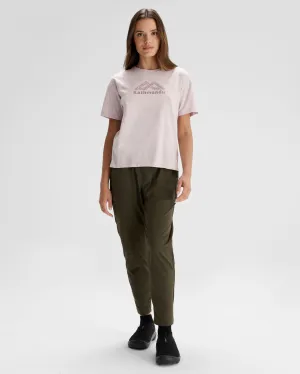Women's Kathmandu Logo x Simon Beck Organic Cotton T-shirt - Dove