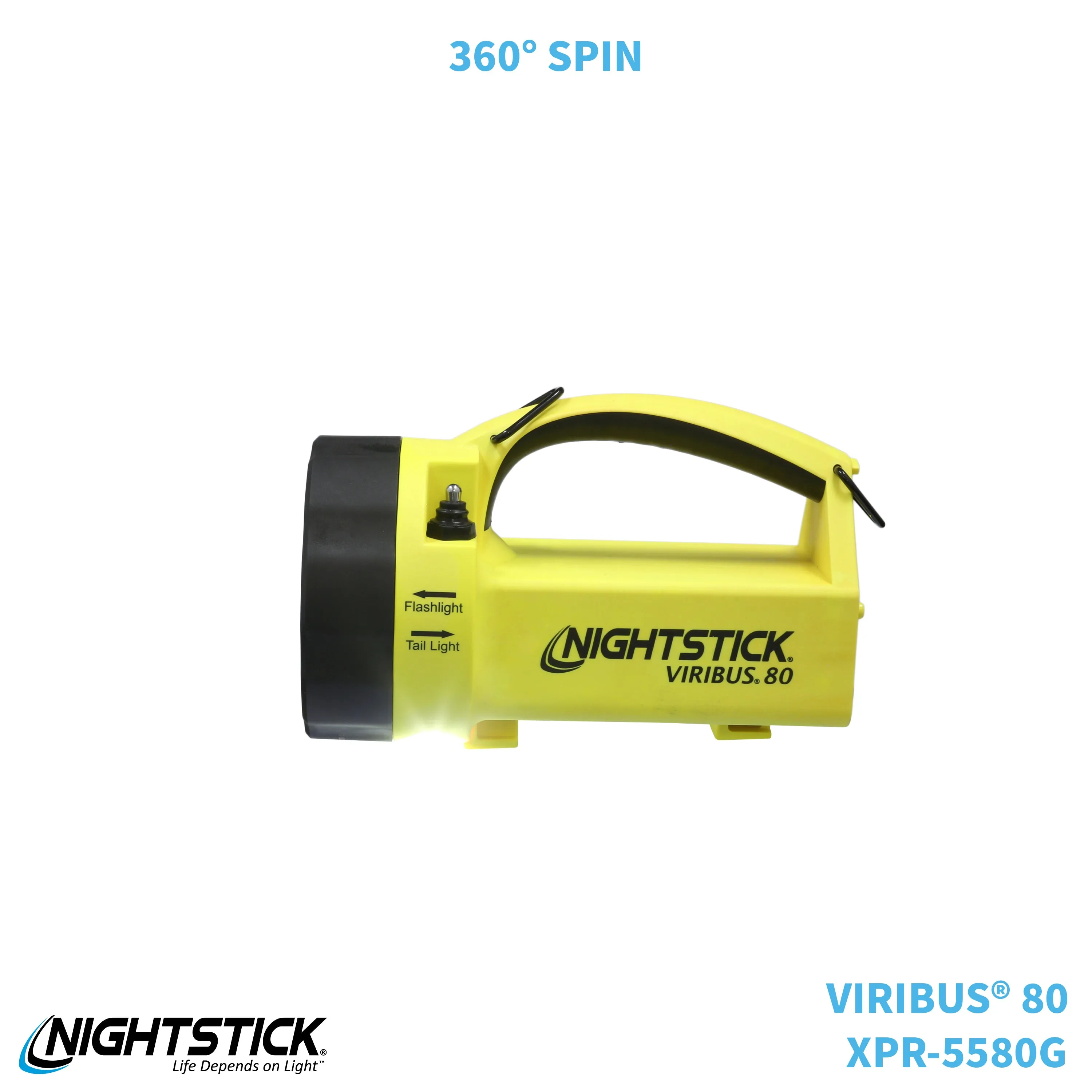 XPR-5580G: [Zone 0] VIRIBUS® 80 IS Rechargeable Dual-Light Lantern